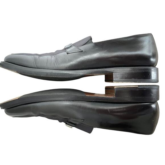 Paolo De Marco | Black Leather Buckle Loafers Shoes HANDEMADE Spain Size 11.5 main image 5
